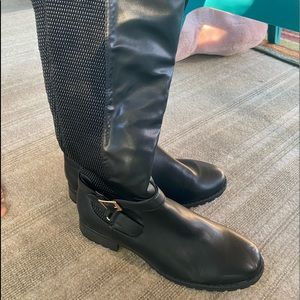 Black rider boots